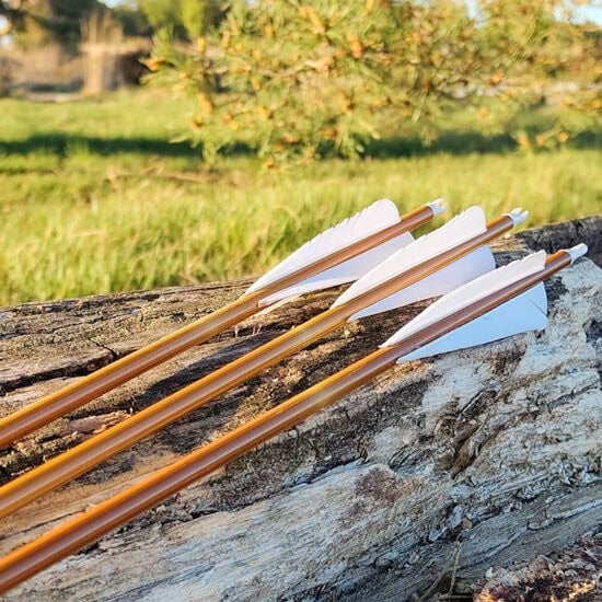 Traditional Carbon Arrow – Bamboo Look